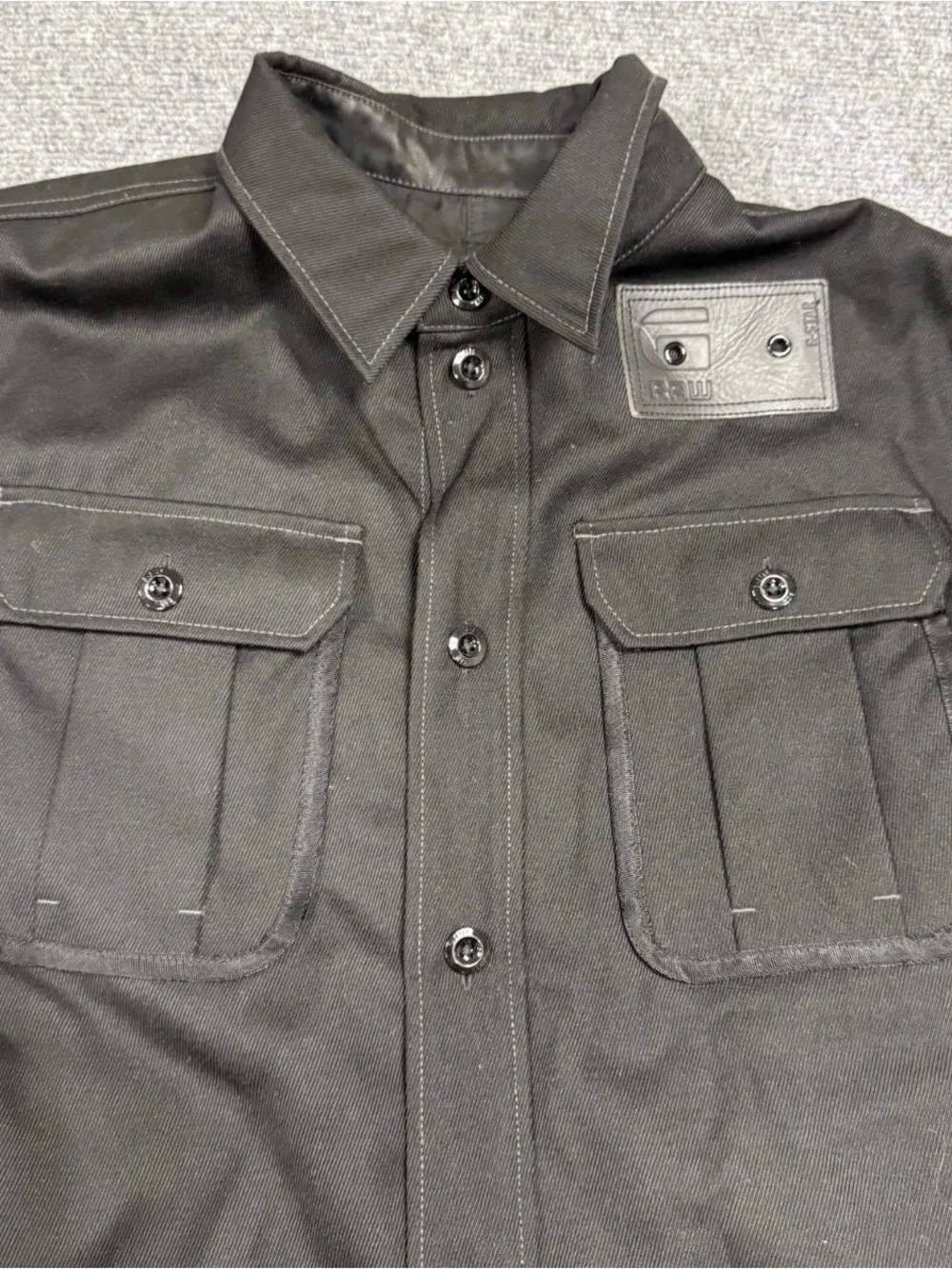G-Star RAW RF Service Overshirt in Dk Black